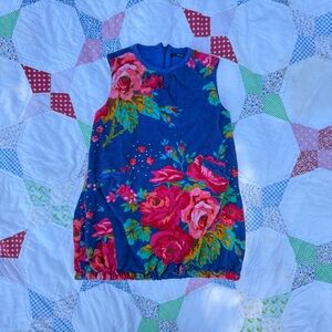 Oilily corduroy floral dress toddler size 2T